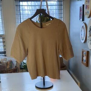Madewell Tan Short Sleeve Women's Tee